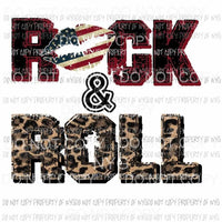 Rock & Roll flag lips leopard Sublimation transfers Heat Transfer