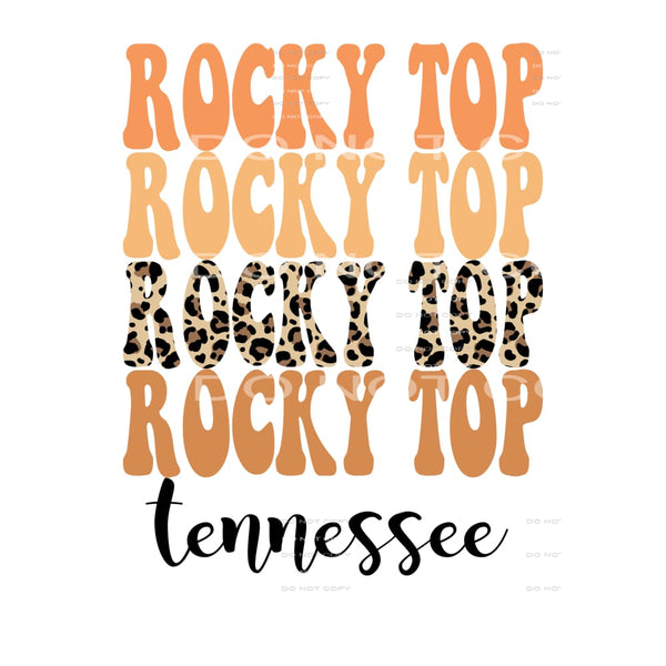 rocky top tennessee # 4496 Sublimation transfers - Heat 