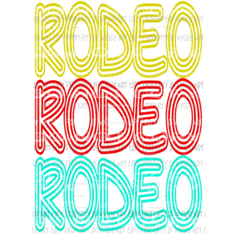 martodesigns - Rodeo Rodeo Rodeo Sublimation transfers