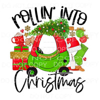 Rollin Into Christmas Kids Coupe Car Christmas Things Red 