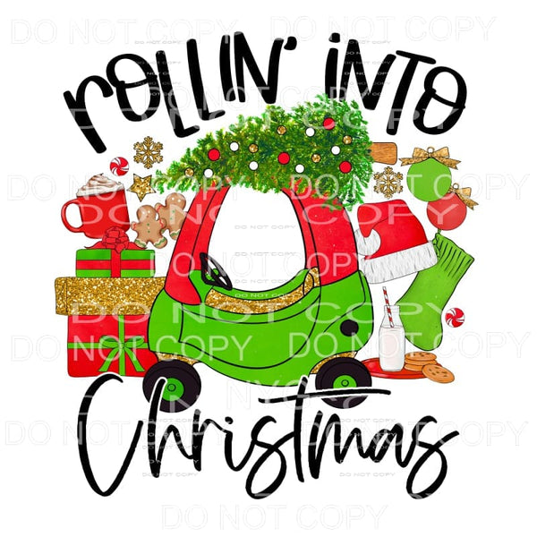 Rollin Into Christmas Kids Coupe Car Christmas Things Red 