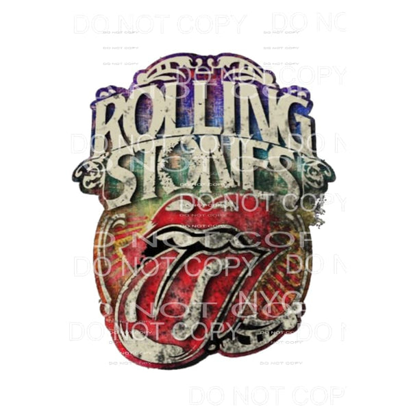 Rolling Stones rock music group Sublimation transfers - Heat