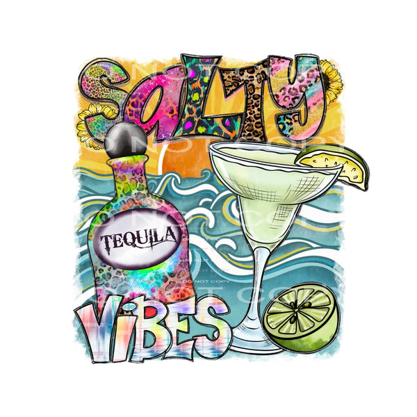 Salty Vibes # 99941 Sublimation transfers - Heat Transfer