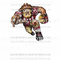 San Francisco 49ers running football player Sublimation transfers Heat Transfer