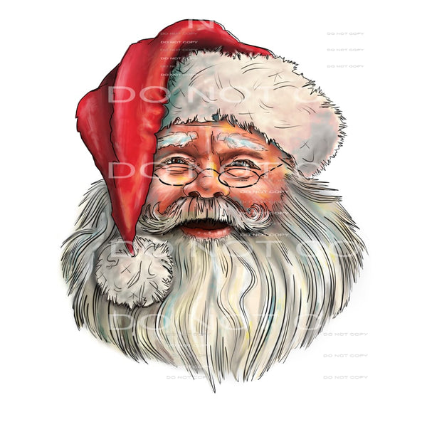 Santa # 1028 Sublimation transfers - Heat Transfer