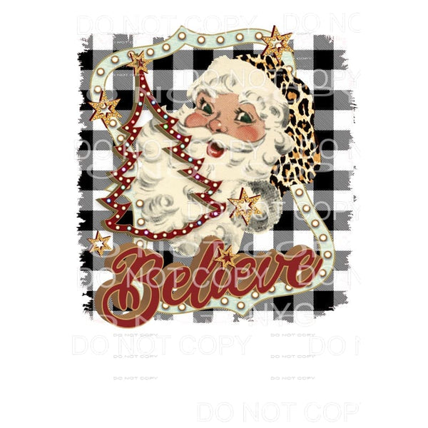 Santa # 9031 Sublimation transfers - Heat Transfer