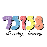 scurry Texas Zip Code # 77792 Sublimation transfers - Heat 