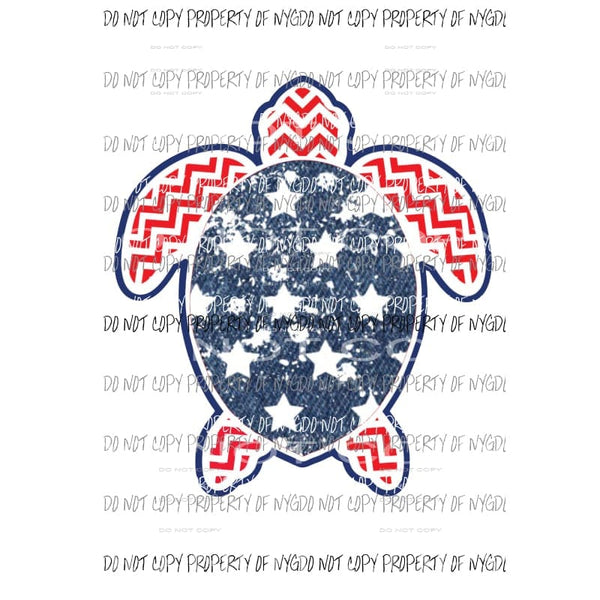Sea Turtle Flag #2 Sublimation transfers Heat Transfer