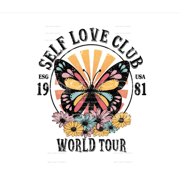 self love club world tour #6936 Sublimation transfers - Heat