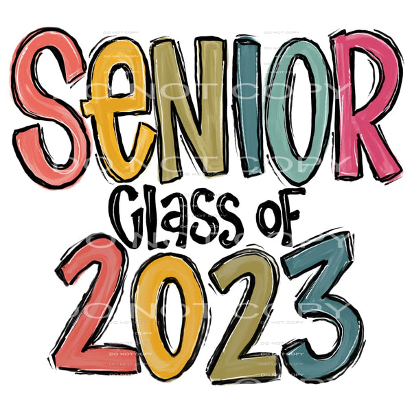 senior class of 2023 #7143 Sublimation transfers - Heat 
