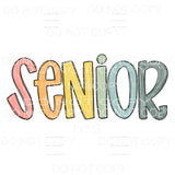 Senior Junior Sophomore Freshman pastel school Classes 
