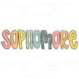 Senior Junior Sophomore Freshman pastel school Classes 