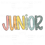 Senior Junior Sophomore Freshman pastel school Classes 
