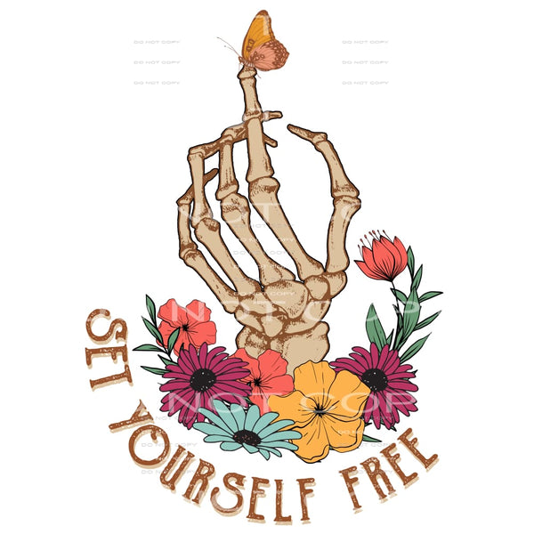 set yourself free #6127 Sublimation transfers - Heat 