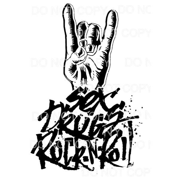 martodesigns - Sex Drugs Rock N Roll Hand #14 Sublimation
