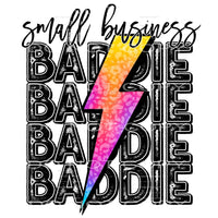 small business baddie #6204 Sublimation transfers - Heat 