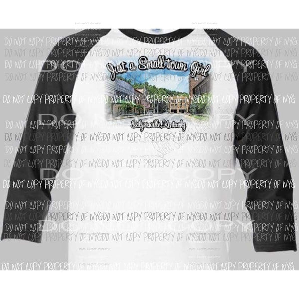 small town custom example shown sublimation transfer minimum of 6 Heat Transfer