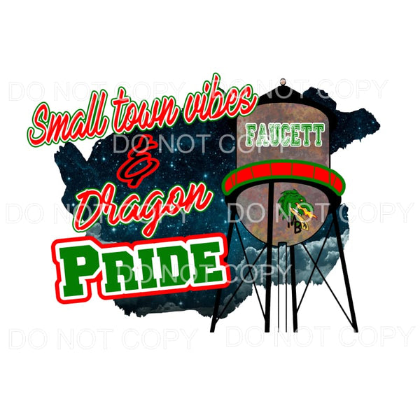 Small Town Vibes Dragons # 7016 Sublimation transfers - Heat