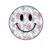 smiley face flowers # 1410 Sublimation transfers - Heat 