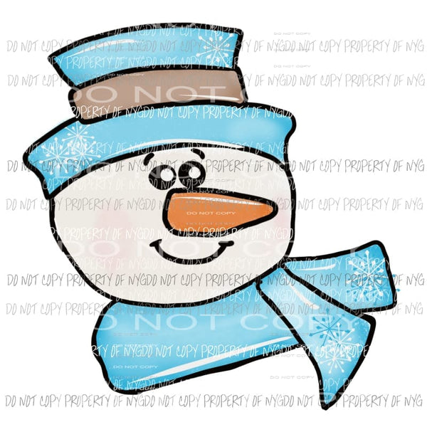 Snowman Boy Sublimation transfers Heat Transfer