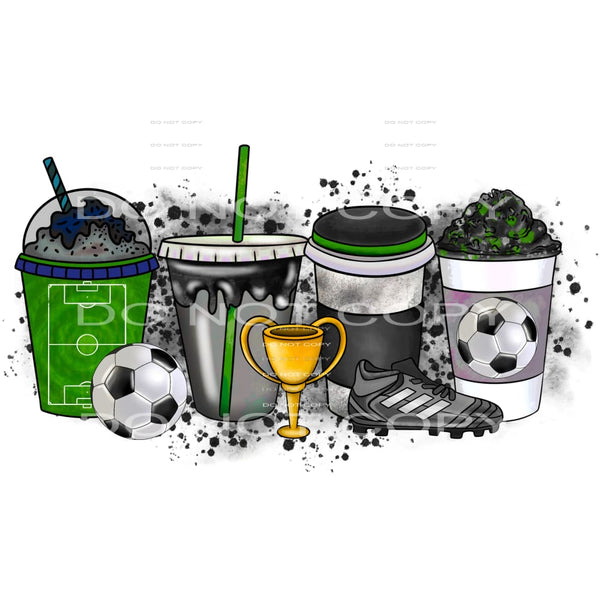 Soccer Drinks # 2107 Sublimation transfers - Heat Transfer