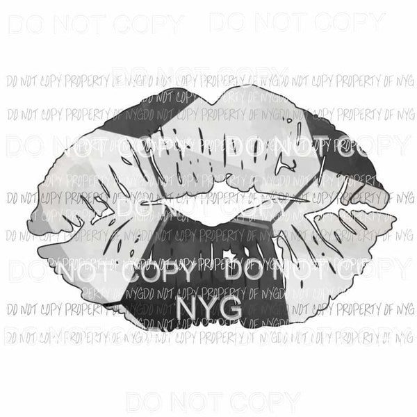 Soccer Lips Sublimation transfers Heat Transfer