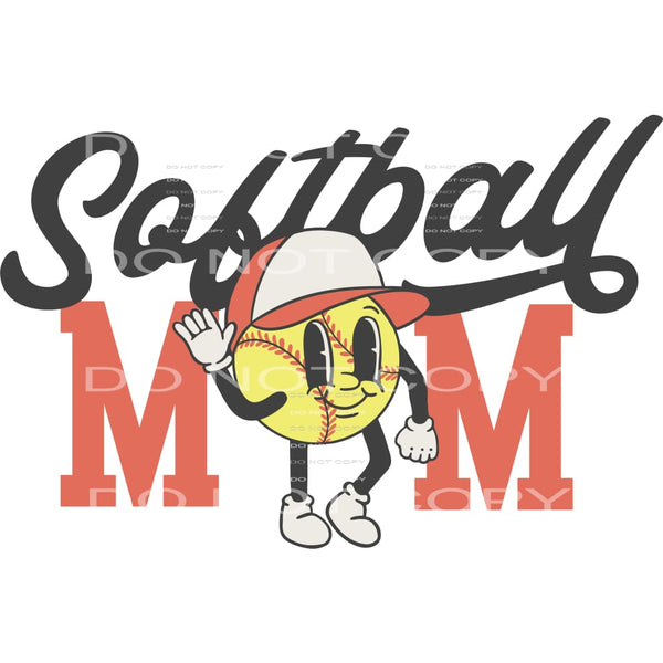 softball mom #5053 Sublimation transfers - Heat Transfer