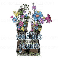 Sometimes The Grass Is Greener Because It’s Fake Boots 