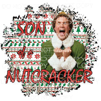 Son Of A Nutcracker The Elf Swerater Print Background #1795 