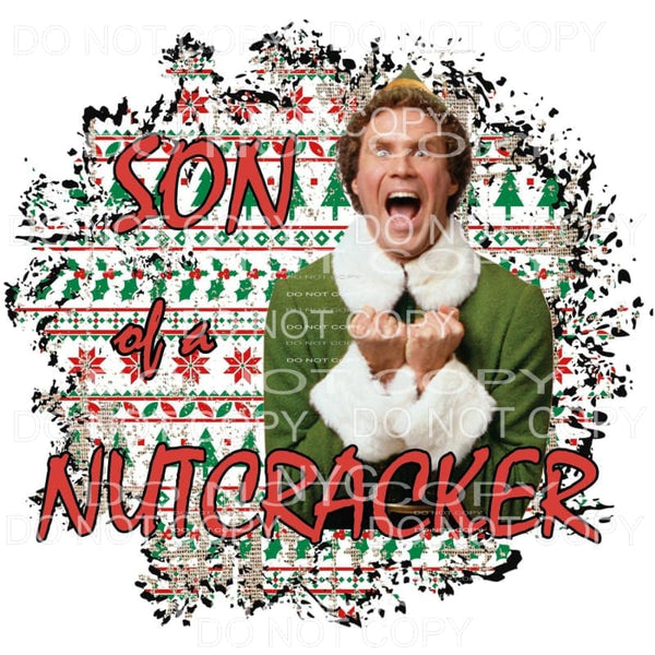 Son Of A Nutcracker The Elf Swerater Print Background #1795 
