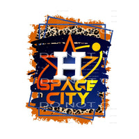 space city astros leopard # 12122 Sublimation transfers - 