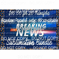 SPECIAL ONLY 10 Bundles Available 20 popular Transfers 10.00 each bundle Sublimation transfers adult Heat Transfer