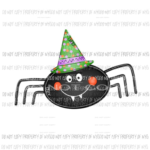 Spider witch Fall Halloween Sublimation transfers Heat Transfer