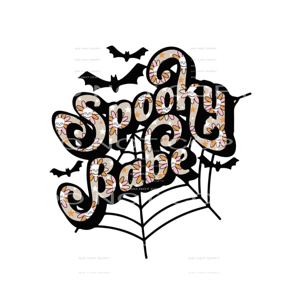 spooky babe #8659 Sublimation transfers - Heat Transfer