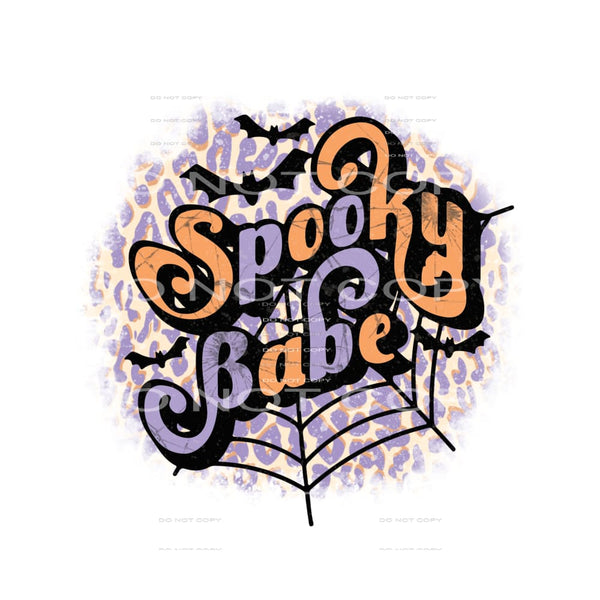 spooky babe #8661 Sublimation transfers - Heat Transfer