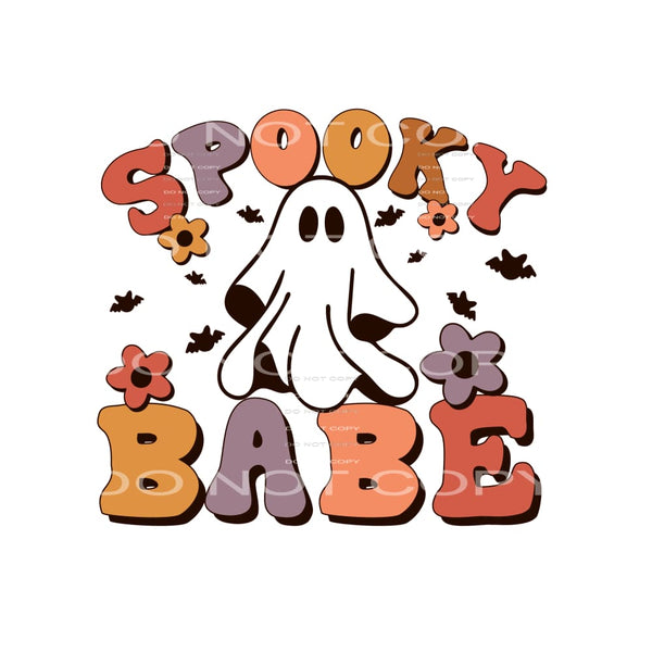 spooky babe #8672 Sublimation transfers - Heat Transfer