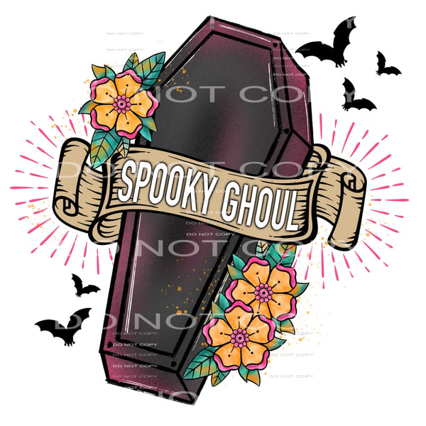 spooky ghoul #7045 Sublimation transfers - Heat Transfer