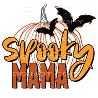 spooky mama #7187 Sublimation transfers - Heat Transfer