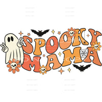 spooky mama #8608 Sublimation transfers - Heat Transfer