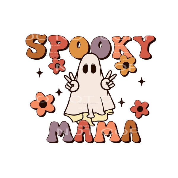 spooky mama #8670 Sublimation transfers - Heat Transfer