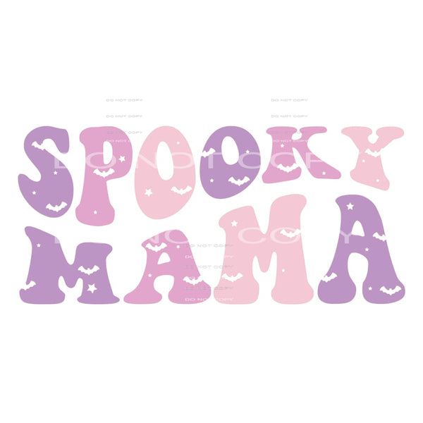 spooky mama #8698 Sublimation transfers - Heat Transfer