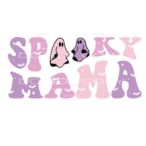 spooky mama #8699 Sublimation transfers - Heat Transfer