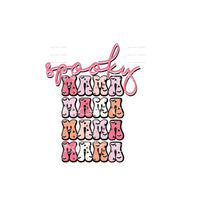 spooky mama #8700 Sublimation transfers - Heat Transfer