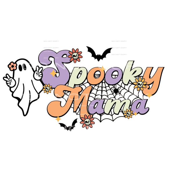 spooky mama #8701 Sublimation transfers - Heat Transfer