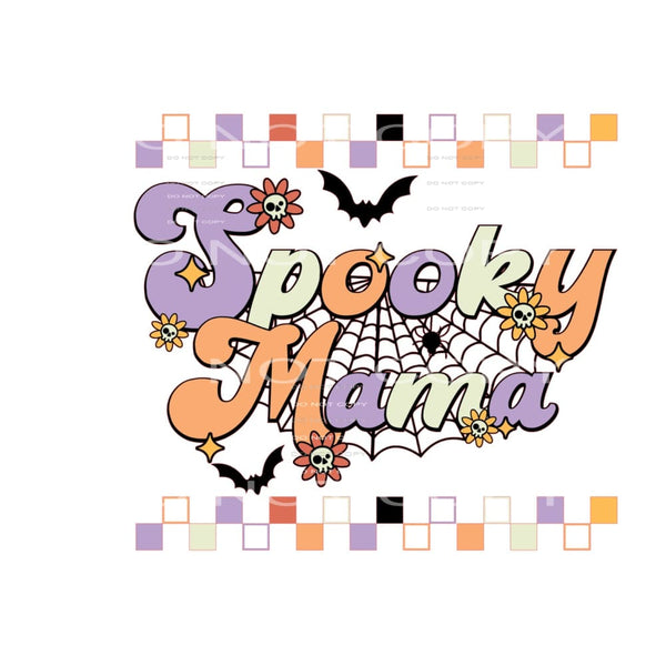 spooky mama #8702 Sublimation transfers - Heat Transfer