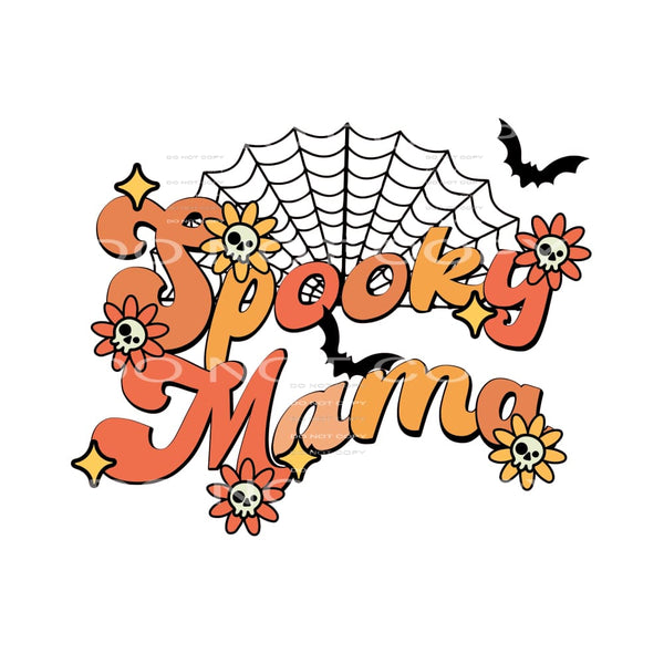 spooky mama #8703 Sublimation transfers - Heat Transfer