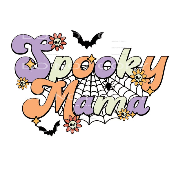 spooky mama #8705 Sublimation transfers - Heat Transfer