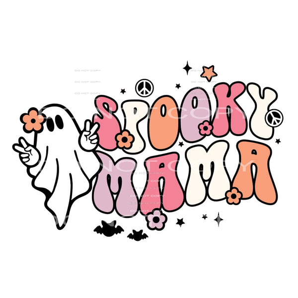 spooky mama #8707 Sublimation transfers - Heat Transfer