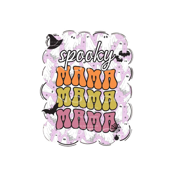 spooky mama #8709 Sublimation transfers - Heat Transfer