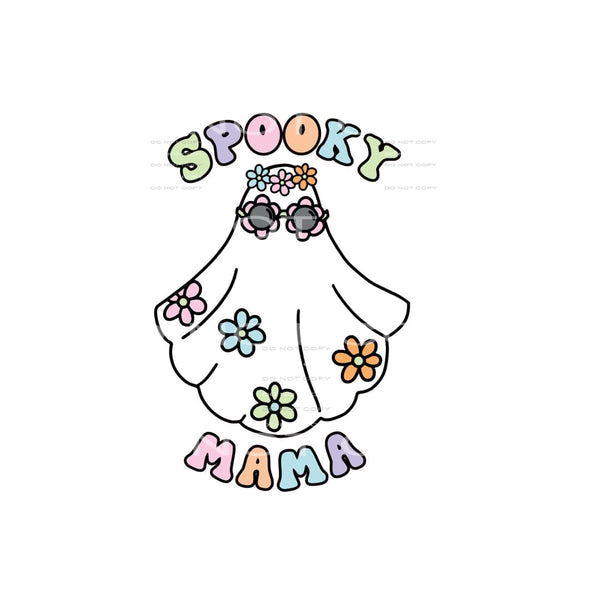 spooky mama #8711 Sublimation transfers - Heat Transfer